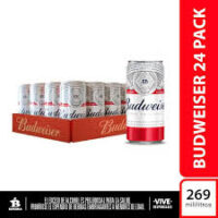 Budweiser Lata 269 ml * 24 Fría