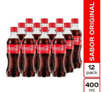 Gaseosa Cocacola 400ml X 12 Unid