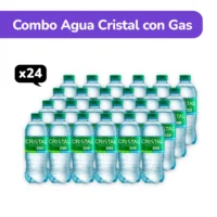 Agua Con Gas Cristal 300 ml * 24