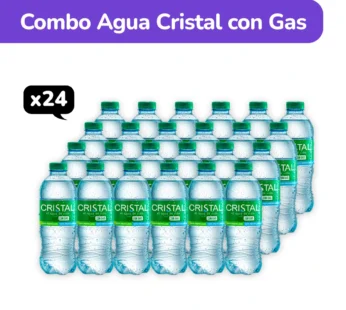 Agua Con Gas Cristal 300 ml * 24