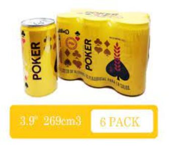 Póker Lata 269 ml * 24 Fría