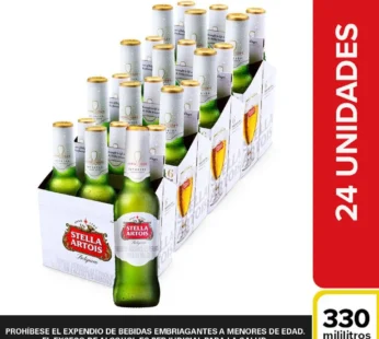 Stella Artois 330 ml * 24 unidades